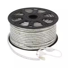 Fita de Led 3528 6000K 220V 120 Leds IP67 100M
