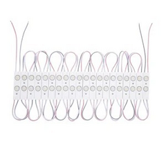 Módulo Injetado Led SMD 7025 2 Led c/ lente 12v 1w IP65 Branco Frio - loja online
