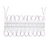 Módulo Injetado Led SMD 7025 2 Led c/ lente 12v 1w IP65 Branco Frio
