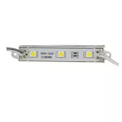 Módulo Resinado Led SMD 5730 c/ 3led 12v 0,72w IP65 Branco Frio 6000k-6500k