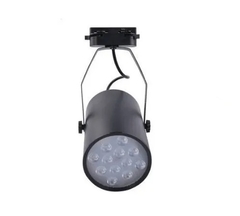 Spot de Trilho 15W Acabamento Preto Super LED Branco Quente