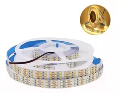 Fita Tripla de Led 3528 IP20 3P 12V 360 Leds 2500K 5M