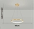 Imagem do Pendente Lustre Led Gold 3 Fios 1 Arco 40cm