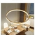 Pendente Lustre Led Gold 3 Fios 1 Arco 40cm - comprar online