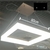 PENDENTE LED QUADRADO VAZADO 80cm - comprar online