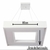PENDENTE LED QUADRADO VAZADO 80cm