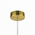 PENDENTE LED GOTA 5W BV METAL E VIDRO DOURADO na internet