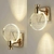 ARANDELA LED 3000K 6W BIVOLT CRISTAL E METAL DOURADO - loja online