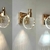 ARANDELA LED 3000K 6W BIVOLT CRISTAL E METAL DOURADO - Center Comp Led