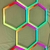 Led Iluminação Colmeia - 1x1 Pendente na internet