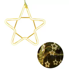Estrela Neon Pendente para Decoração 30cm Led