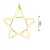 Estrela Neon Pendente para Decoração 30cm Led - comprar online