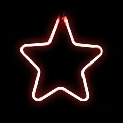 Estrela Neon Pendente para Decoração 30cm Led - Center Comp Led