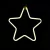 Estrela Neon Pendente para Decoração 30cm Led - comprar online