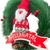 Guirlanda Papai Noel 20cm - Enfeite para porta - comprar online
