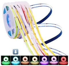 Fita Led 3528 Cob Azul Claro 12v 1800 leds IP20 5m na internet