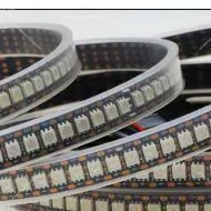 Fita Led WS2815 Rgb Digital 12v 60 leds IP67 5m Preta