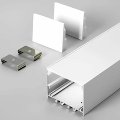 Perfil Led Sobrepor 50x35 Largo Branco - comprar online
