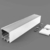 Perfil Led Sobrepor 50x35 Largo Branco na internet