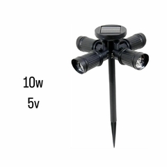 Espeto de Jardim 4 Luminárias