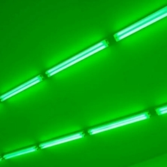 Lampada Tubular t8 verde 1,20