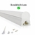 Lampada tubular com calha