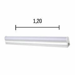 Lampada tubular com calha