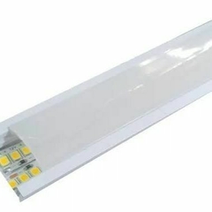 Perfil Led Embutir 40x20mm Branco - comprar online