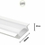 Perfil Led Embutir 40x20mm Branco