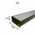 Perfil Sobrepor 40x20mm Preto