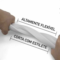 Imagem do Perfil Flexível Manga de Silicone 200m - Para Fita de Led 12x12 Sobrepor
