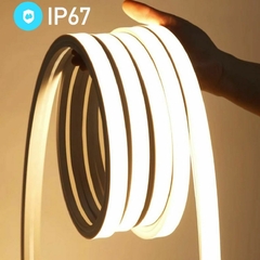 Perfil Flexível Manga de Silicone 200m - Para Fita de Led 12x12 Sobrepor na internet