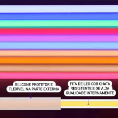 mangueira led neon cob chata