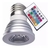 Lâmpada Led Dicroica 3w E27 Cob Rgb Bivolt + Controle - Center Comp Led