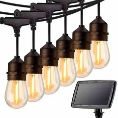 Varal de Luzes de Led Solar