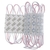 Módulo Injetado Led SMD 7025 Mini c/ 3led 12v 1,5w IP65 Branco Frio 6000k-6500k
