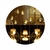 Cascata Cortina Luxo Led Natal 10 Bolas Decoração Bivolt