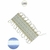 MÓDULO RESINADO LED SMD 5050 C/ 3 LED 12V 0,72w IP65 BRANCO FRIO 6500K