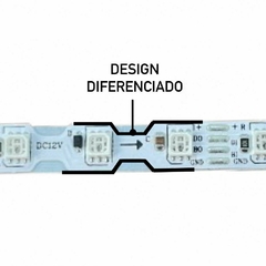 Fita de Led Segunda Geração RGB Digital Fita Endereçável Inteligente 