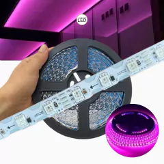 Fita de Led Segunda Geração Dobrável Rosa