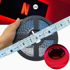 Fita de Led Segunda Geração Dobrável Vermelha