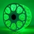 Mangueira de Led Redonda 13mm com Strobo Verde