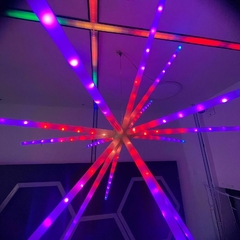 Sputnik de Led Inteligente Estrela Natal 