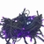 Cordao Led Pisca Strobo Roxo
