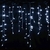 Cascata 200 Lampadas Led Fixo 110v Branco Frio 5 metros - loja online