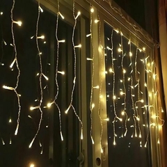Cascata 400 Leds Fixa Branco Quente - loja online