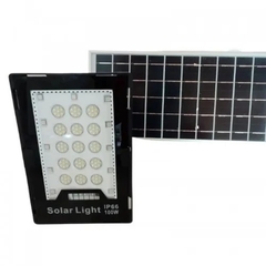 Refletor Solar Rgb 100w Ip66 C/placa Solar
