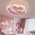 Luminária Led Pendente Unicórnio Rosa
