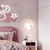Luminária Led Pendente Unicórnio Rosa