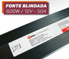 Fonte Blindada 600w 50a 110v - Center Comp Led